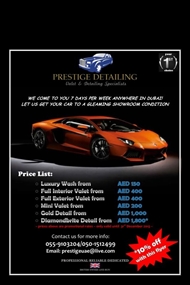 Prestige car Detailing