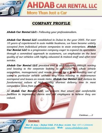 Ahdab Car Rental LLC