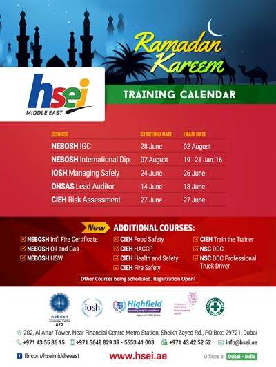 HSEI MIDDLE EAST OCCUPATIONAL SAFETY TRAINING