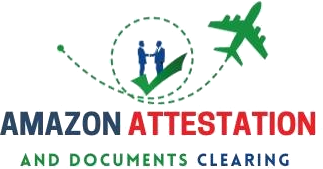 Amazon Attestation & Businessmen Service center Logo