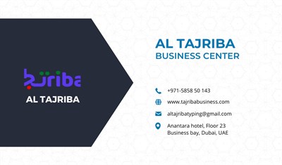 Tajriba Typing Center & Business Setup