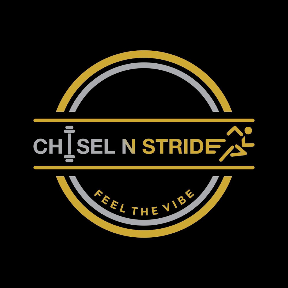 Chisel N Stride Fitness Studio Logo