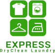 Express Laundry Dryclean Shop Logo