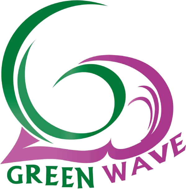 Green wave information technology Logo