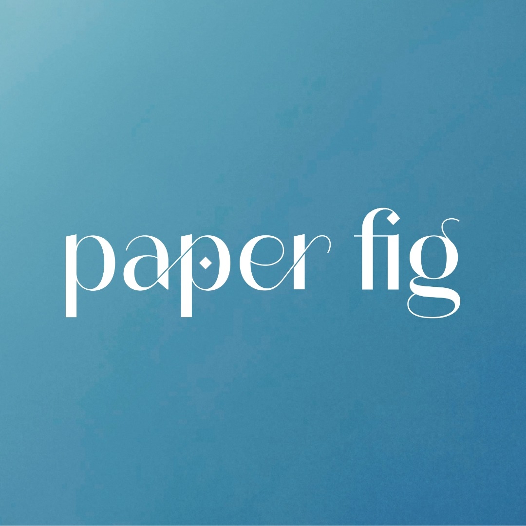 Paper Fig Restaurant & Dessert Shop Logo