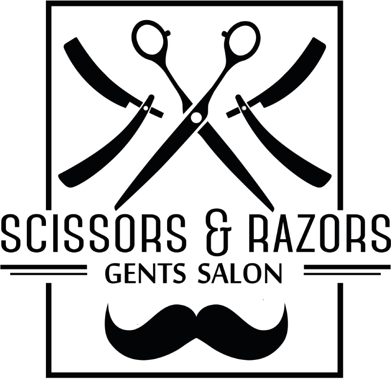 Scissors & Razors Gents Salon Logo